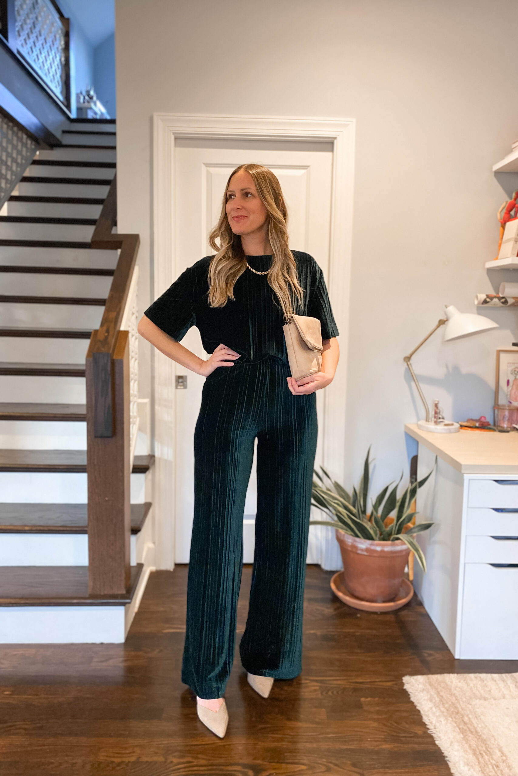 velvet holiday top