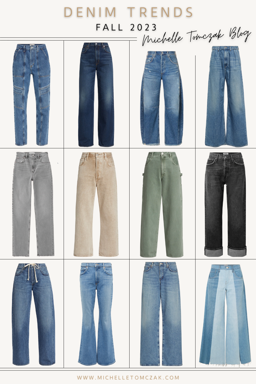 Fall Denim Trends 2023: What I See + What I Will Wear - Michelle Tomczak